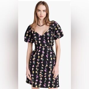 NWT Banjanan- Julia Dress in Print Folk Floral Onyx. Size XL